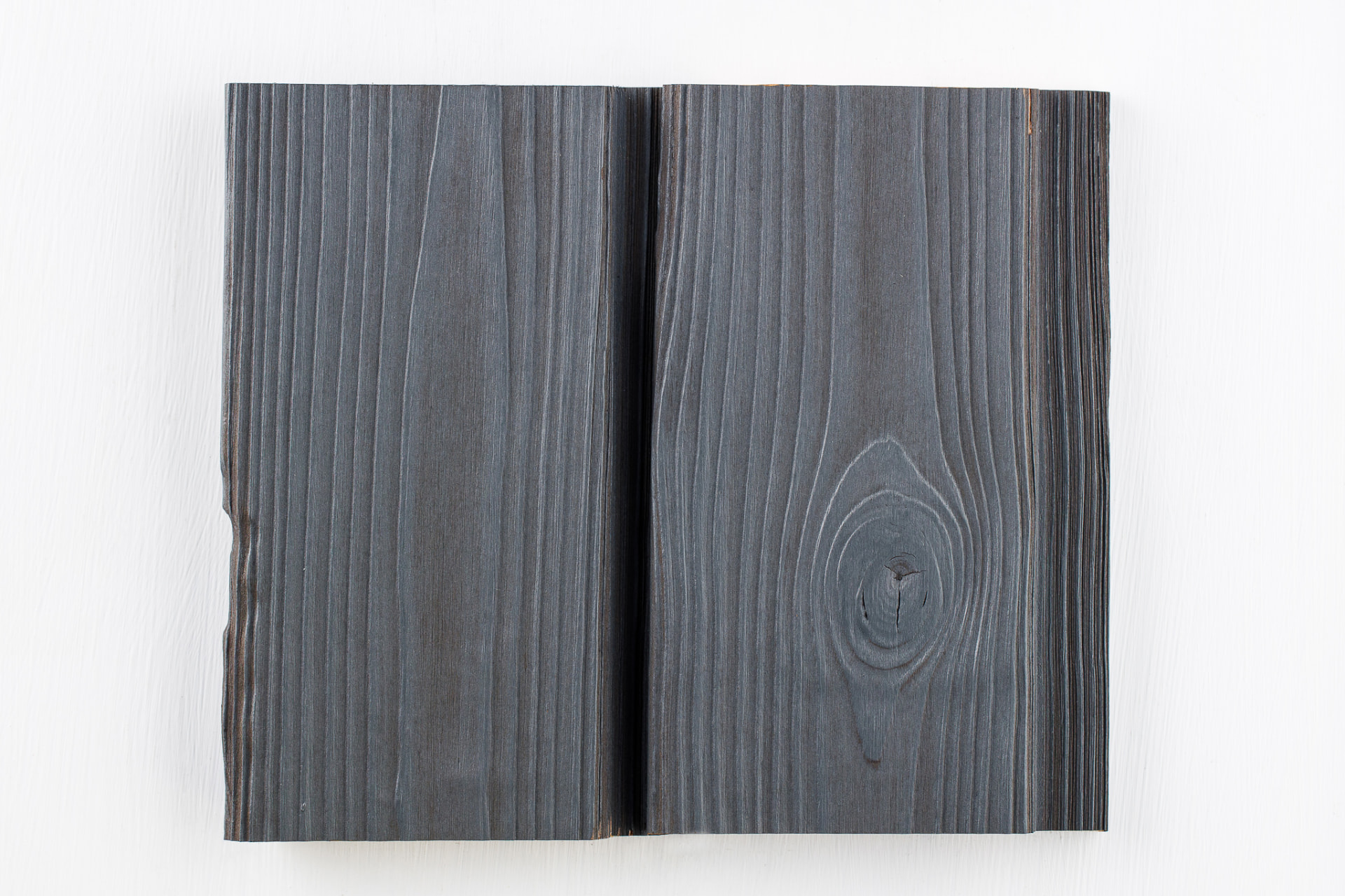 Spruce in KIME Anthracite charred finish