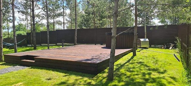 Burnt Cedar Decking