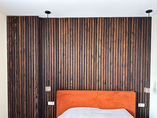 Which is the best Finish for burnt wood cladding projects - Charred or Painted?